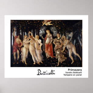 Primavera von Botticelli Poster