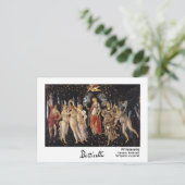 Primavera von Botticelli Postkarte (Stehend Vorderseite)