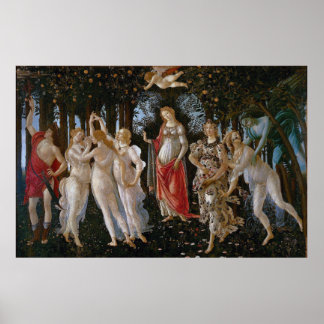 Primavera von Sandro Botticelli (c 1470-80) Poster