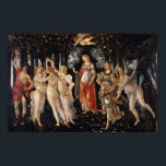 Primavera von Sandro Botticelli Poster<br><div class="desc">Botticellis Primavera stellt mythologische Figuren in einer üppigen Landschaft dar, die Frühling und Erneuerung symbolisieren. Klassiker der Renaissance.</div>