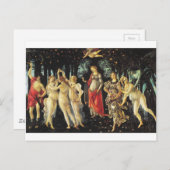 Primavera von Sandro Botticelli Postkarte (Vorne/Hinten)