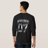 Prime 07 Silber Chrom Statement Sweatshirt (Schwarz voll)