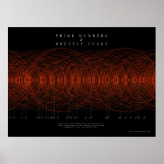 Prime Numbers & Orderly Chaos Poster