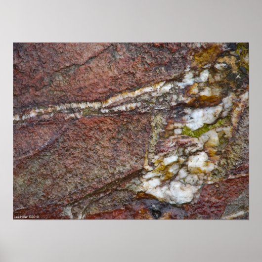 "Prime Rib Rock" Sandstone Quartz Poster (Vorne)