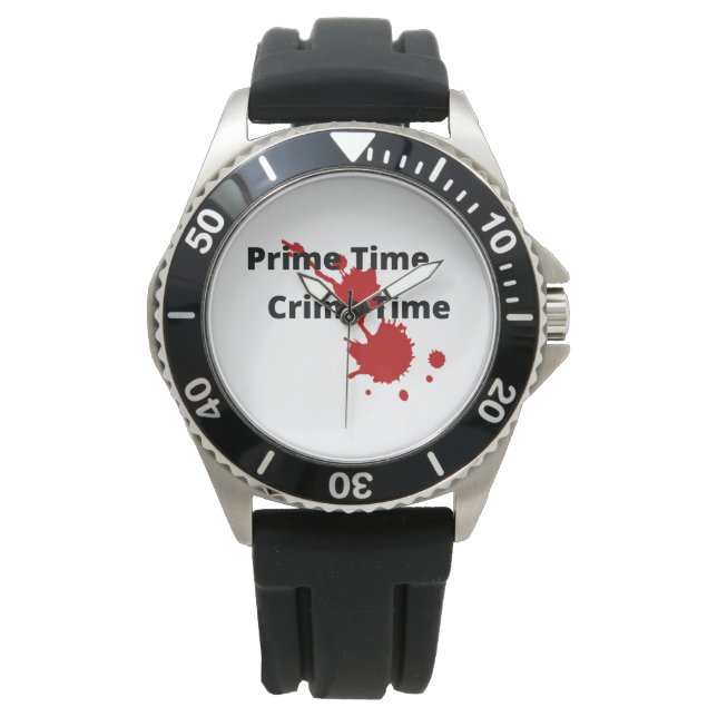 Prime Time Crime Time eWatch Armbanduhr (Vorderseite)