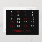 Prime Time Math Postcard Postkarte (Vorne/Hinten)