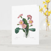 Primel Karte (Gelbe Blume)