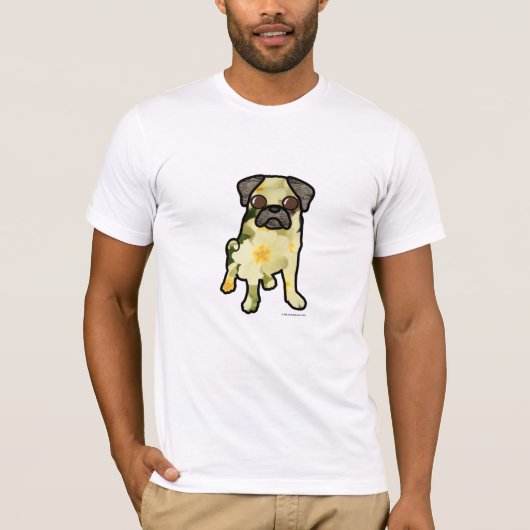 Primel-Mops T-Shirt (Vorderseite)
