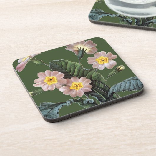 Primel (Primula Aucalis) Untersetzer (Linke Seite)