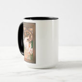 Primel von Alphonse Mucha Tasse (Vorderseite Links)