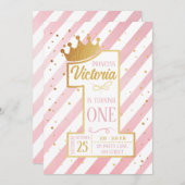 Primer cumpleaños de la Princesa Einladung (Vorne/Hinten)