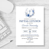 Primera Comunion Blumen Erste Heilige Kommune Einladung