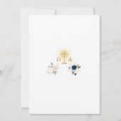  Primera Comunión Boys Twin First Holy Communion Einladung (Rückseite)