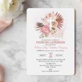 Primera Comunion Einladung Boho Erste Kommune