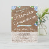 Primera Comunión, Einladung der 1. Kommunion Latin (Stehend Vorderseite)