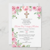 Primera Comunion Einladung Erste Heilige Kommune (Vorderseite)