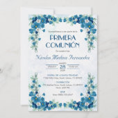 Primera Comunion Einladung Erste Heilige Kommune (Vorderseite)