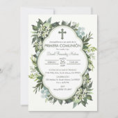 Primera Comunion Girl Boy Erste Kommune Einladung (Vorderseite)