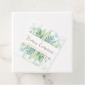 Primera Comunion Grüne & blaue grüne Wasserfarbe Geschenkanhänger (Beispiel)