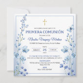 Primera Comunion Kirchengemeinde Einladung (Vorderseite)