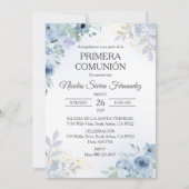 Primera Comunion Niedlich Erste Kommune Einladung (Vorderseite)