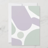 Primera Comunion Pastellfarben Erste Kommune Einladung (Rückseite)