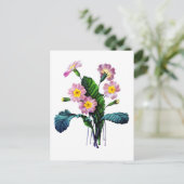 Primevere oder Primroses von Pierre Joseph Redoute Postkarte (Stehend Vorderseite)