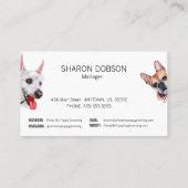 Primi meine junge Hundenkarte Visitenkarte (Rückseite)