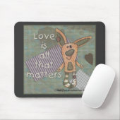 Primitiv Bunny Mousepad (Mit Mouse)