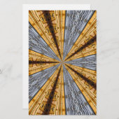 Primitiv futuristisch briefpapier (Vorne/Hinten)