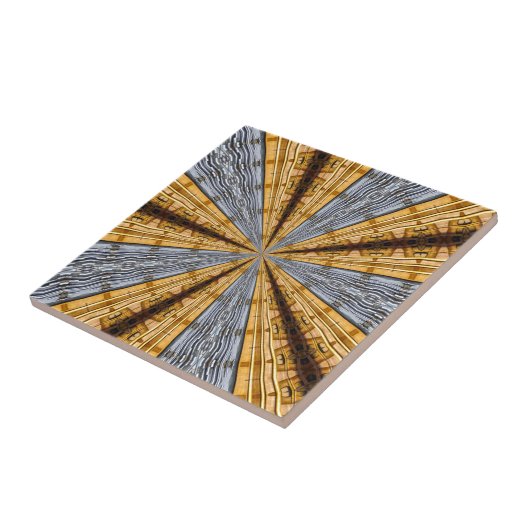 Primitiv futuristisch fliese (Seite)