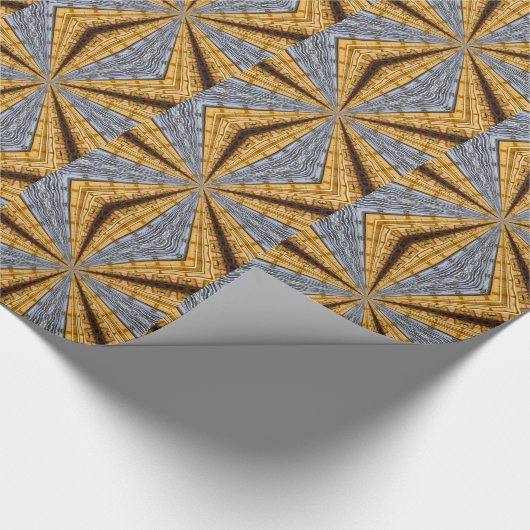 Primitiv futuristisch geschenkpapier (Ecke)