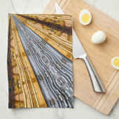 Primitiv futuristisch geschirrtuch (Viertel Falte)