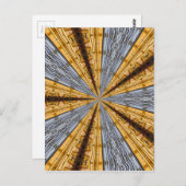 Primitiv futuristisch postkarte (Vorne/Hinten)