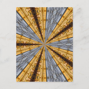 Primitiv futuristisch postkarte