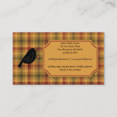 Primitiv-Krähen-Land-Entwurf Visitenkarte (Rückseite)