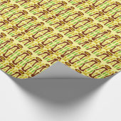 Primitiv und Ursprünglich Gemustert Geschenkpapier (Ecke)