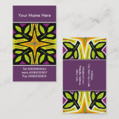 Primitive Art Business Cards Visitenkarte (Vorne/Hinten)
