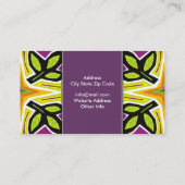 Primitive Art Business Cards Visitenkarte (Rückseite)