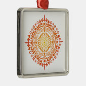 Primitive Art-Sun-Dekoration Ornament Aus Metall (Rechts)