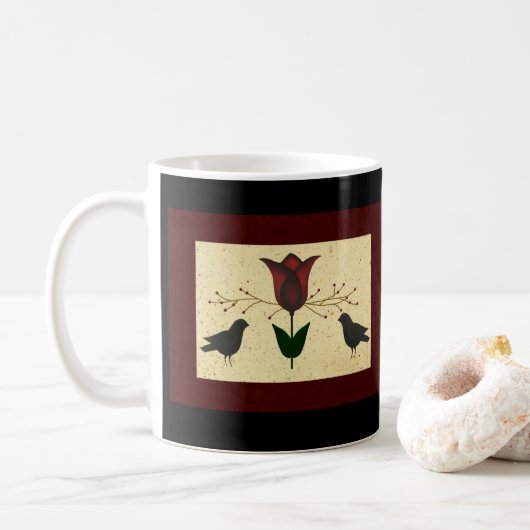 Primitive Art Tasse (Mit Donut)