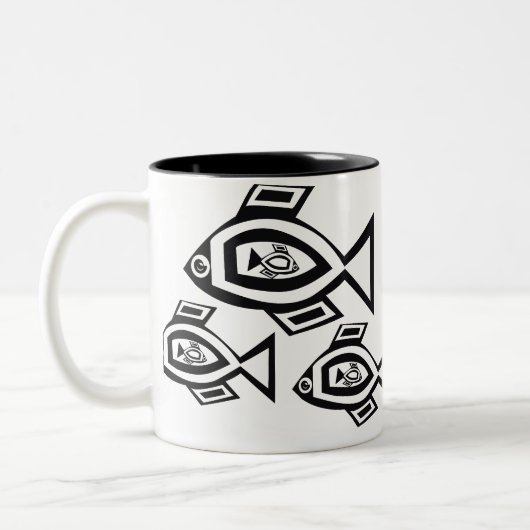 Primitive Art Tasse (Links)