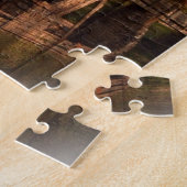 Primitive Barn Wood Bauernmühle Wasserrad Puzzle (Seite)