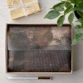 Primitive Barn Wood Bauernmühle Wasserrad Seidenpapier (Geschenk)