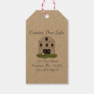 Primitive Barngiftmarken Geschenkanhänger