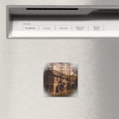Primitive Barnholz-Hochzeit Magnet (In Situ (Geschirrspüler))