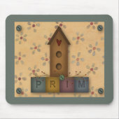 Primitive Birdhouse Mousepad (Vorne)
