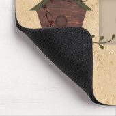 Primitive Birdhouses Mousepad (Ecke)