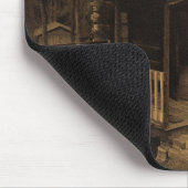Primitive Blockhütte Mousepad (Ecke)