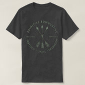 Primitive Bow Jagd Bogenschießen Jäger Geschenk T-Shirt (Design vorne)